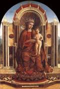 Gentile Bellini The Virgin and Child Enthroned oil painting image